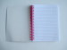 A5 size lined notebook