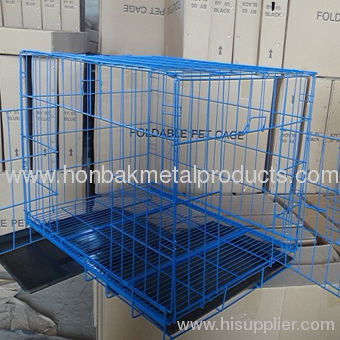 low carbon steel dog crate