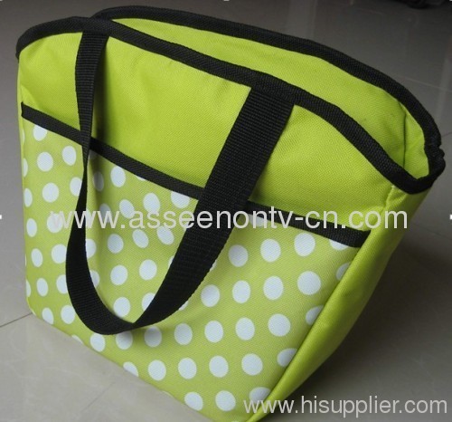 COOLER BAG, 600D, FLOWER PRINTED