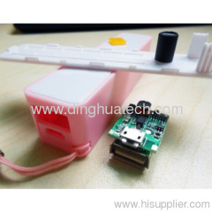 Hot sale design USB 1500 MAH aluminum alloy/plastic protable mobile source