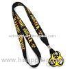 Polyester Heat Transfer Printing Lanyard With PVC Rubber Hanger