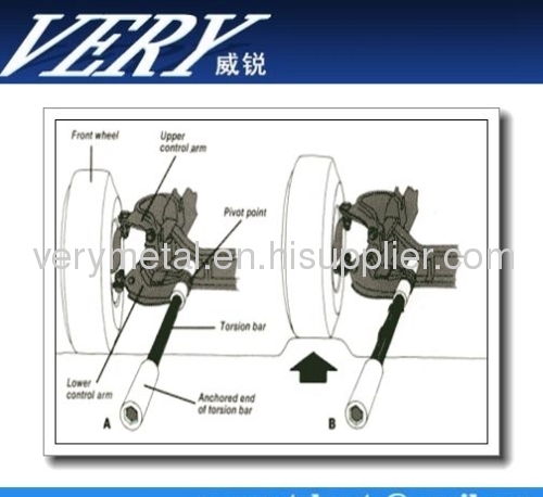 torsion bar adjusting arm