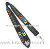 Swivel J-hook Heat Transfer Printing Lanyard Black 900 * 20mm