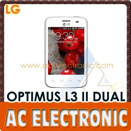 LG E435 Optimus L3 II Dual SIM White