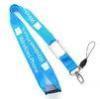 Personalized Nylon Lanyard Neck Strap With Silver Carabiner Hook
