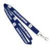 Eco-Friendly Blue PET Lanyard Neck Strap With Swivel J hook