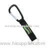 Black Metal Carabiner Key Ring Holder, Polyester Lnyard Keychain