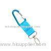 Blue Carabiner Key Ring With Short Nolyn Lanyard 25 * 280 mm