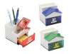 Promotional house shape pen holder with clip holder and memo holder