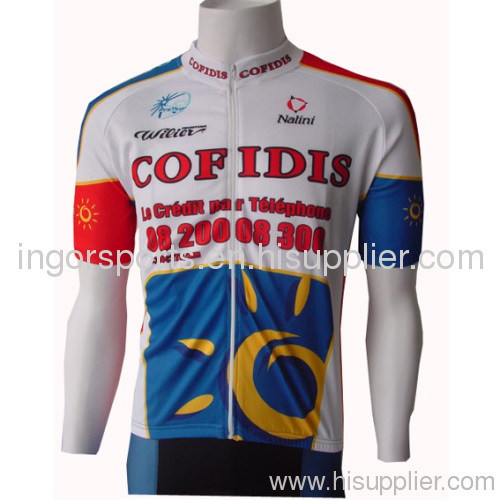 Bike Shirt, Digital Sublimation Cycling Wear For Bike Team With Polyester