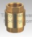 Vertical Brass Spring Check Valve