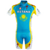 Cool Max Team Uniform Astana Summer Sublimated Cycling Wear Jersey and Bib Shorts