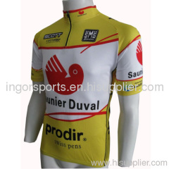 Uniform Cycle Jerseys Custom Digital Transfer Printing Sublimated Cycling Wear