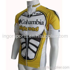 Tour Team Highroad Bicycle Clothing Columbia Sublimated Cycling Jersey / Shirt