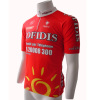 Red Sublimated Team Uniforms Sports Shirts, Cycling Wear Bike Jerseys