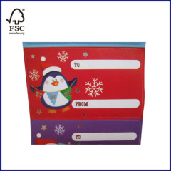Foil Gift Labels with Assorted Designs in PVC box