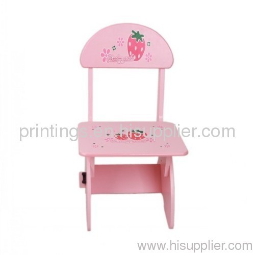 Hot stamping film for chair