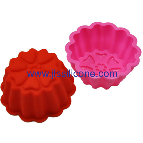 Single cup silicone muffin cake baking pan