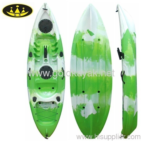 single sit on top fishing kayak whitewater very stable