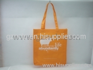Orange Simple Non Woven Gift Bag
