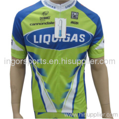 Custom Cycling Apparel Junior Mountain Bike Jersey Short Front Zip Bicycle Clothes For Men