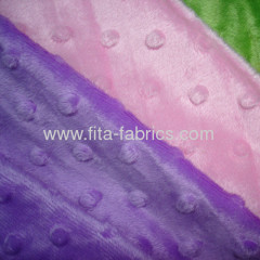 New Design Minky Dot Super Soft Fabric