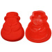single snowman silicone baking mold pan