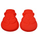 single snowman silicone baking mold pan