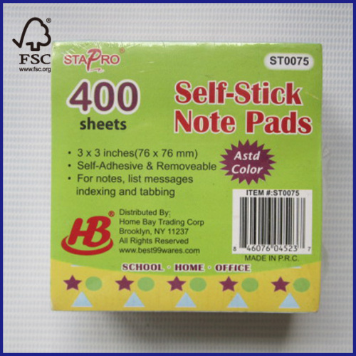 400sheets self-stick note pads