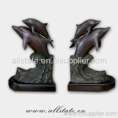 China bronze dolphin sculpture