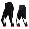 Summer Women 3/4 Cycling Pants With Reflective Logos, No Slip Hem Lady Knickers