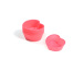 Mini pink heart silicone muffin cake baking pan