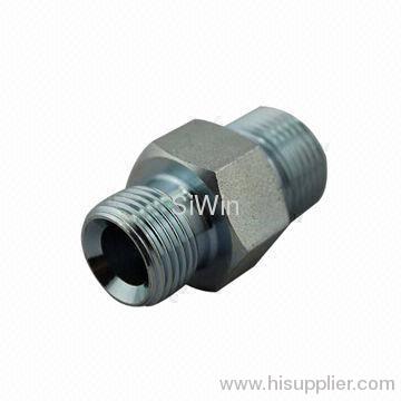 BSP Male 60° Seat ORFS Male Fitting Double Flared Fitting v 60° Cone Seat or Bonded Seal Cone Seat Adapter