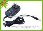 American plug adapter 12V1A, 12W PC materail wall mount adaptor for LCD monitor CCTV camera