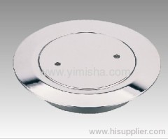 Circular Brass Chrome Plated Floor Drain with Clean Out