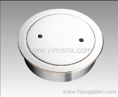 YIMISHA Brass Chrome Plated Floor Drain with Clean Out