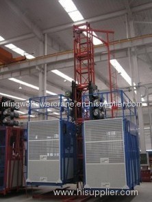 Variable frequency speed regulation for construction elevator