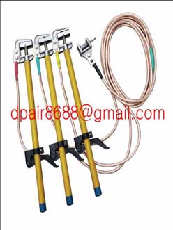 Portable short-circuit earthing rod