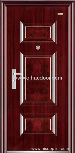 elegant single leaf steel security door