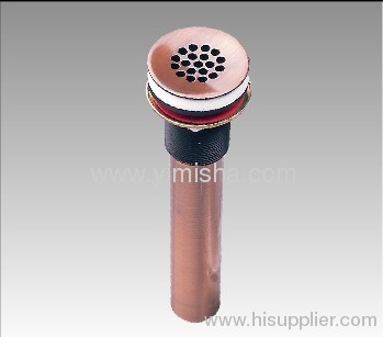 High Quality Brass Red Waste Drain for Wash Basin