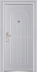 white color doors with powder coating treatment