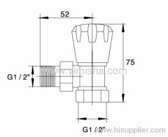 High Quality Brass Radiator Valve