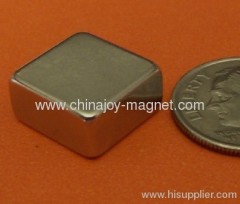 Rare Earth Magnets 1/2 in x 1/2 in X 1/4 in Neodymium Block N42