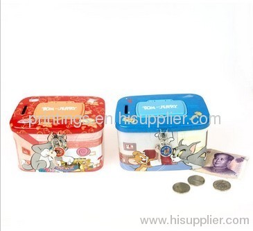 Coin bank hot stamping foil