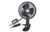 6 Inches Oscillating Car Fan Plastic With Led for Vehicle / Boat