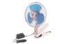DC 12V / 24V 6 Inch Oscillating Auto Fan With Clip For cars / trucks