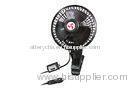 Clip Mount Oscillating Car Fan 6 Inches With Switch DC12V or DC 24V