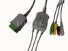 ECG Patient Cable One Piece Type Compatible GE-Marqutte 3 / 5 Lead ECG