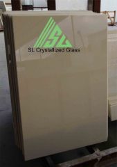 Beige Crystallized Glass tile