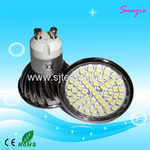 60-LED SMD3528 GU10 LED Spotlight